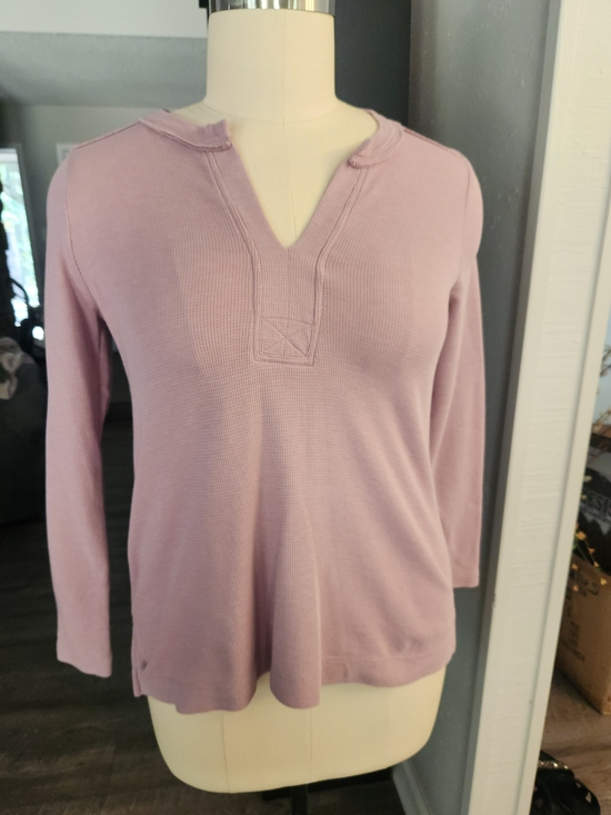 Wonderly Tops - Wonderly Dusty Lavender Long Sleeve V-Neck Top
